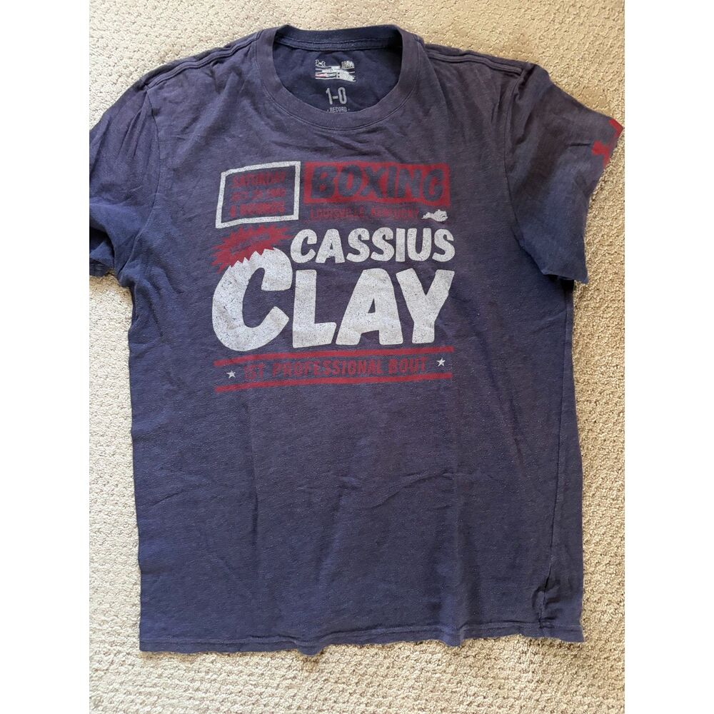 Cassius Clay Under Armour Boxing Streetwear GOAT Vintage Style Graphic T-Shirt